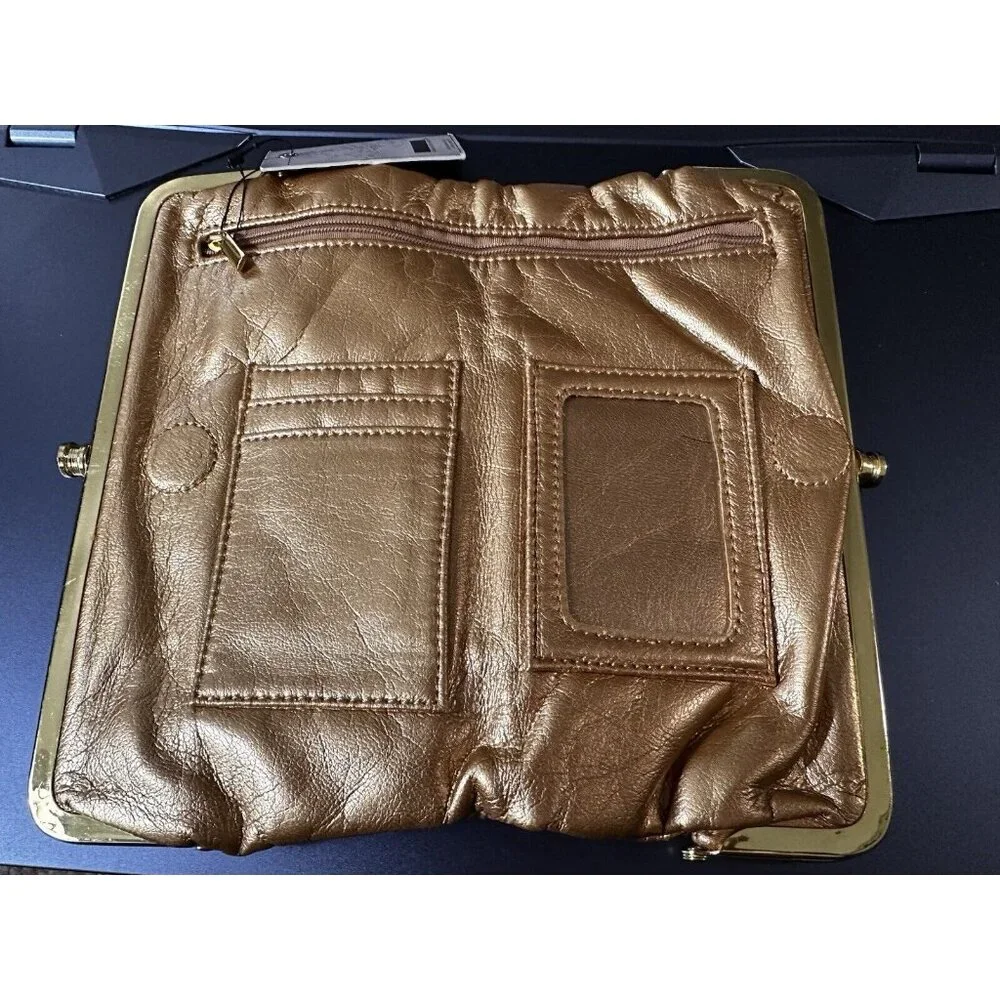 Gold Clutch Bitten By Steve & Barry’s Excl.‎ By Sarah Jessica Parker With Tag
